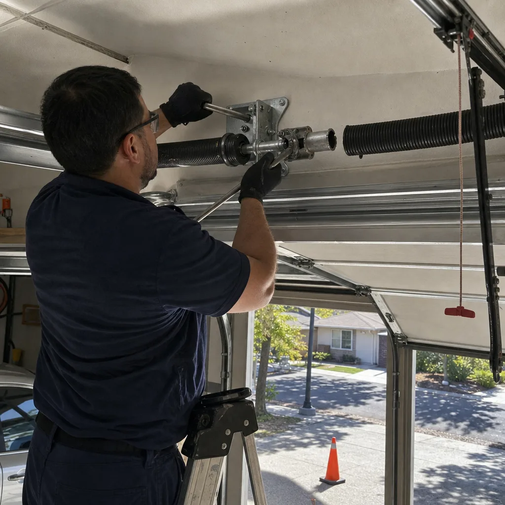 Garage Door Spring Repair in Mountain View